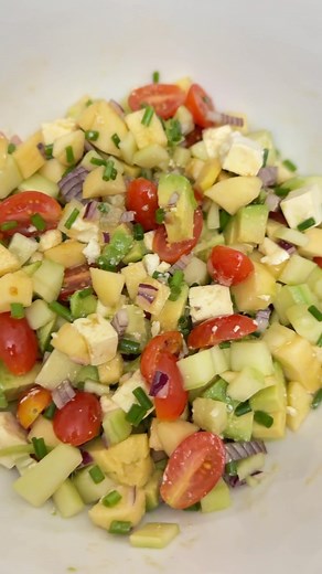 Refreshing summer salad 🥗 #refreshing #refreshingsummersalad #healthysalad #salade #reels #reelsinstagram #instagood | Banglar Rannabanna