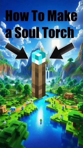 Minecraft: How To Make A Soul Torch!