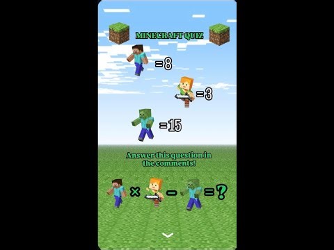 QUIZZ TIMEE - MINECRAFT EDITION