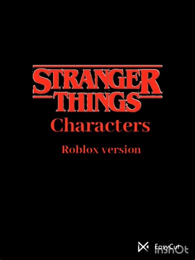 Stranger things character in Roblox #roblox #rblx #robloxedit