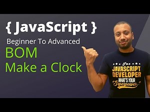 javascript bangla tutorial 59 : Browser Object Model | Create a Clock
