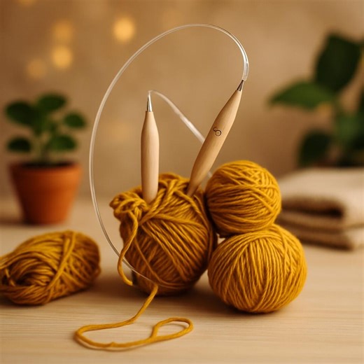 Handmade Wooden Knitting Needles - Ergonomic Knitting Needles Set, Gift for Knitter, Circular & Straight Knitting Needles - Etsy