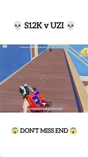 S12K v UZI 💀😱 #bgmi #pubg #shorts #pubgmobile