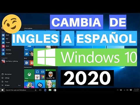 Como cambiar de idioma Windows 10 | Ingles a Español | 2020