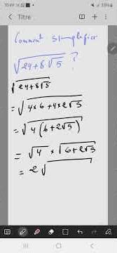 Comment simplifier .......?