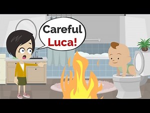 Lisa and the Baby... | Basic English conversation | Learn English | Like English