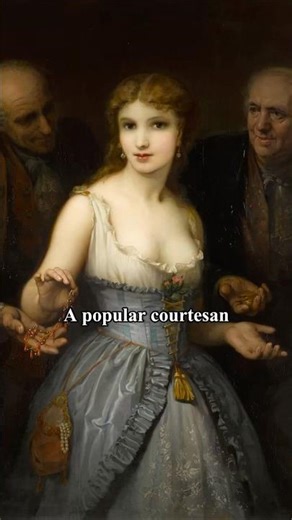 A popular courtesan (1830–1921) by Stéphane Baron.#art #history