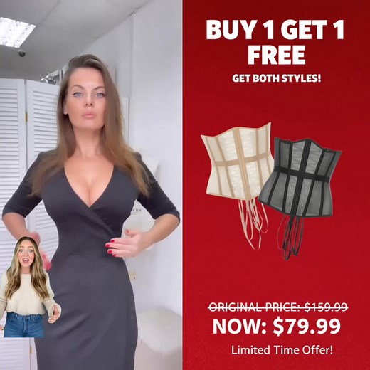  Black Friday Mega Deal — Our Biggest Sale of the Year!  Your favorite best-selling corset is now BUY 1 GET 1 FREE. Originally $159.99, now only $79.99. ✨ Limited to only 100 pieces | Perfect Corset NY | Facebook