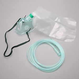 [Hot Item] New Type Medical Disposable Oral-Nasal Non-Rebreathing Therapy Oxygen Breathing Mask with Reservoir Bag