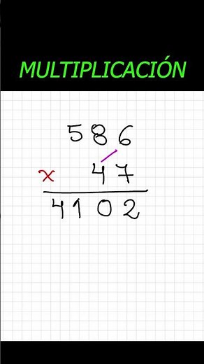Multiplicación por dos cifras llevando