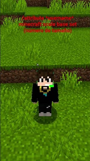 Time for the best scaling command for Minecraft Java & Bedrock!! 👌😱 #minecraft #shorts #command