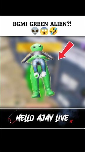 GREEN ALIEN COSTUME = SECRET ITEM?! 👽🔥 #bgmi #shorts #pubgmobile #samridhimam @HELLOAJAYLIVE