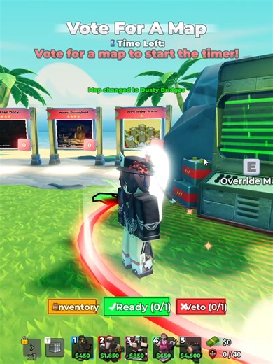 Conquer the Dusty Bridges Map in Tower Defense Simulator