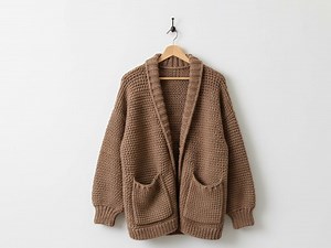 VINTAGE Crochet Long Cardigan Pattern,crochet Cardigan Pattern, Crochet Cardigancrochet | Easy Oversize Cardigan |coffee Brown Cardigan - Etsy