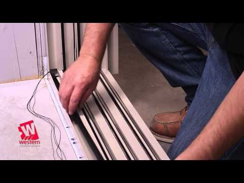 Western Pleated Retractable Screen Installation