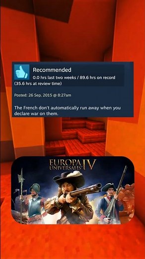Reviews of EUROPA UNIVERSALIS IV in steam
