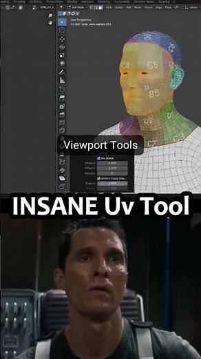 INSANE Powerful UV unwrapping Tool For #Blender3D