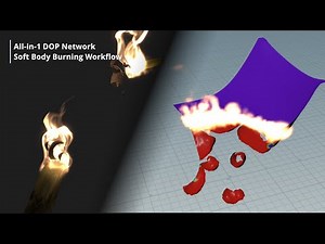 Soft Body Burning - Houdini Tutorial