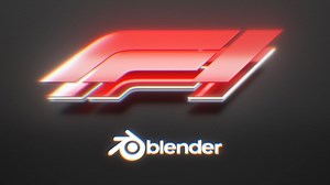 Blender 几何节点制作游戏logo动画技巧（中英文字幕）