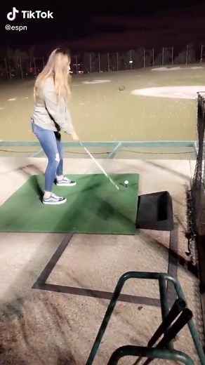 Funny Moment: She Let Go of the Golf Club