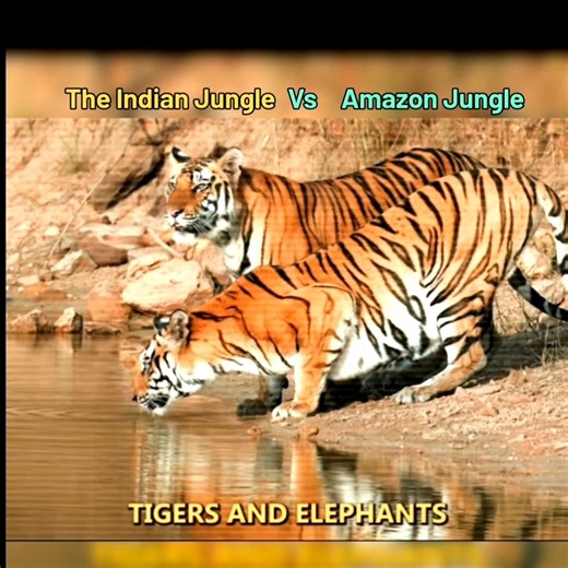 the Indian jungle vs amazon jungle #jungle #shorts