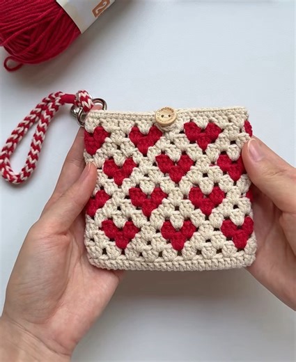 Make this adorable heart-patterned pouch with me! It’s simple, beginner-friendly, and perfect for cards, coins, or even as a mini phone bag. Follow along step-by-step and try it in your favorite colors. Don’t forget to like, save, and share this tutorial with your fellow crocheters! 💕🧶 Crocheting is part of my everyday #lifestyle #CrochetTutorial #CrochetPouch #HeartPattern #CrochetBag #CrochetForBeginners #DIYCrochet #HandmadeWithLove #CrochetJapan #CrochetPhilippines #YarnLove | Jonalyn B. M