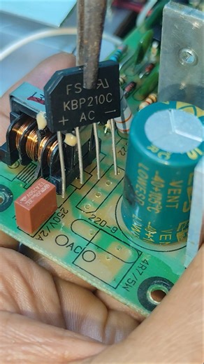 The correct way to install a bridge diode #electrician #Electronics #BridgeDiode #Rectifier #ACtoDC