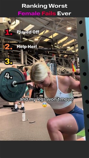 Ranking Worst Female Fails Ever! #usa #fails