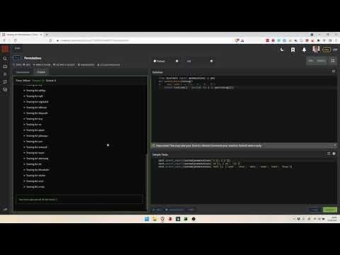 Codewars - 13. Permutations