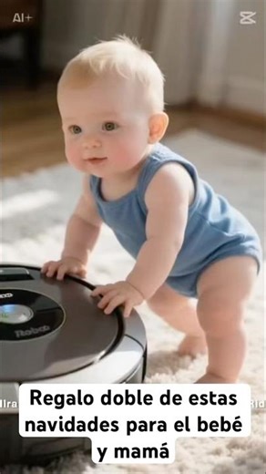 El regalo estrella de estas Navidades: la Roomba para mamá… y para el bebé 🎄🤖👶