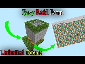 ULTIMATE Raid Farm Tutorial in Minecraft! 🔥 Unlimited Totems, Emeralds & XP