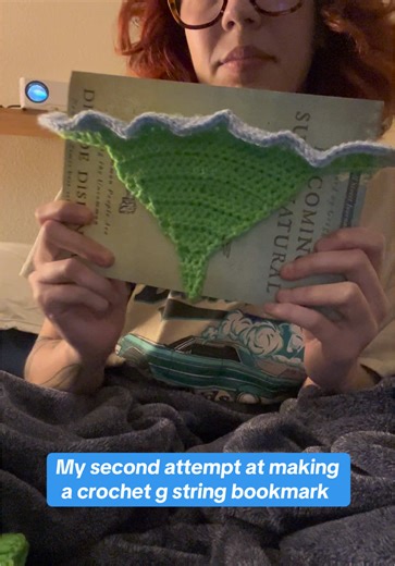 Crochet G String Bookmark: My Second Attempt