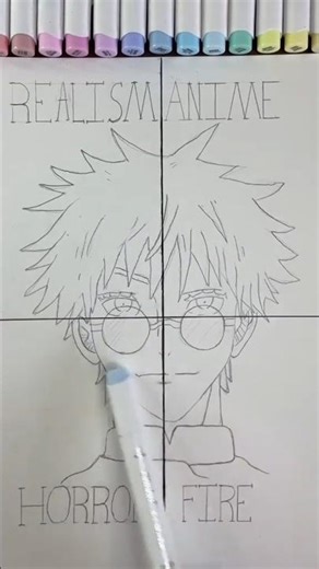 Realistic gojo drawing 🥶🤯 #gojo #animeart #jjk #shorts