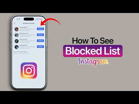 How to See Blocked List on Instagram?