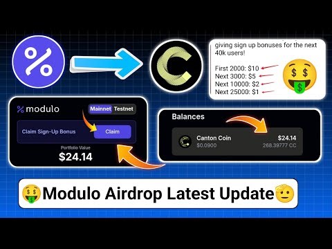 🤑💰 Modulo Wallet Airdrop Update Explained || Reward System & Latest Update (Hindi)