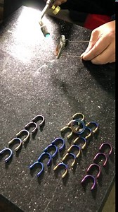 FEGVE Stainless steel Key Chain Rings for Home Car Keys Organization (Polished-2/3 Inch Swivel D ring)