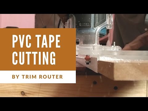 PVC edge banding tape trimming!