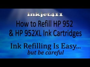HP 952, 952XL Ink Cartridge Refilling