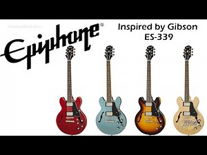 Epiphone "Inspired By Gibson" ES-339 Semi Hollowbody Guitar - AmericanMusical.com