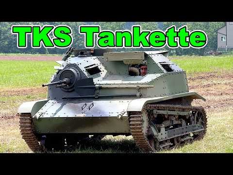 TKS Polish Tankette WWII Tank Demonstration, Wheels of Liberation Open House Gettysburg, Pa.