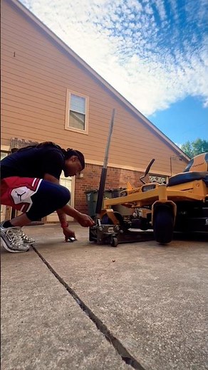 Just Do It! ☑️😉#fix #mower #maintenance