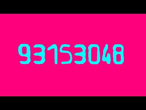 Numbers 0 to 200000000
