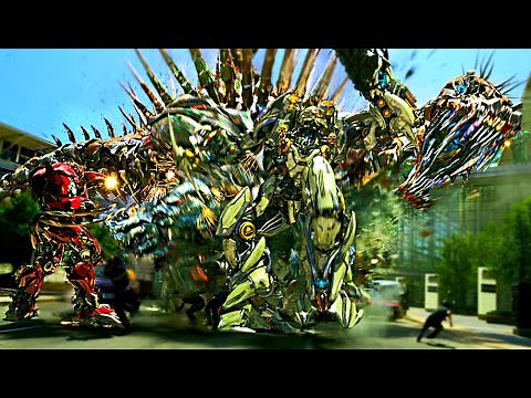 Transformers Age of Extinction - Dinobots Charge Scene (1080pHD VO)