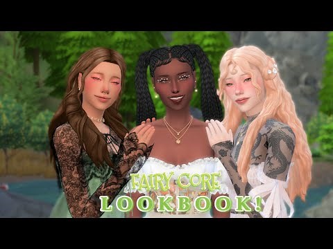 Grunge “Fairy Core” Look Book - The Sims 4: CAS 🖤