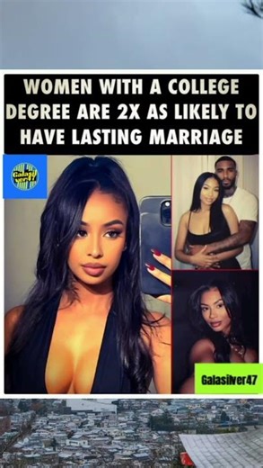 · Study: Women With College Degrees Are Twice As Likely to Have a Lasting Marriage#Shorts#Women