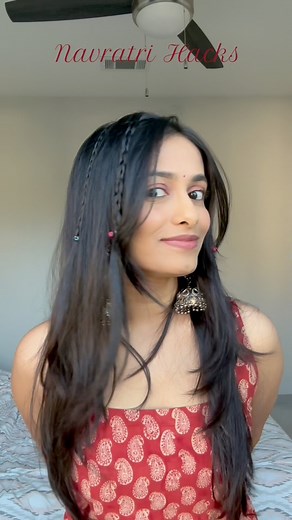 44K views · 270 reactions | Navratri Hair Hack Day:1 Minimal navratri hairstyle #hair #hairstyle #hairstyles #navratri #navratrihairstyle | Hemangi shah | Facebook