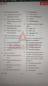 Multiple Choice Questions on Human Heart, Physiology, Biochemis... | Filo