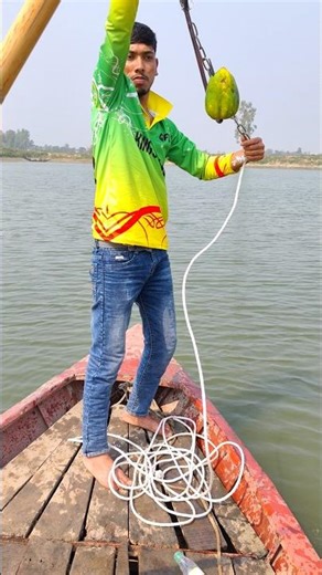 Big fish challenge to river #fishingvideo#short