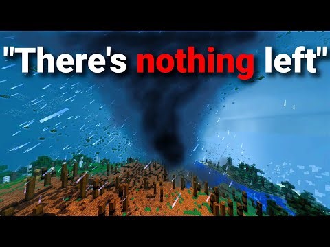 An EF5 Tornado hit my Minecraft base...