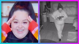 48K views · 1.2K reactions | Do you sleepwalk? Have you ever SEEN yourself do it? Thanks to TikTok, Celina Myers' nightly strolls have become a viral sensation! She shares security recordings of her hilarious sleepwalking moments, including feeding her lawn soda, fights with plants, and sometimes doing laundry  | The Kelly Clarkson Show | Facebook